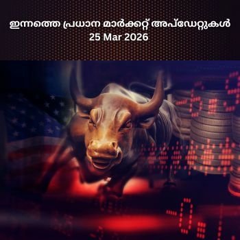 ഇന്നത്തെ പ്രധാന മാർക്കറ്റ് അപ്ഡേറ്റുകൾ